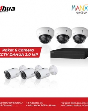 CCTV Dahua 6 Kamera