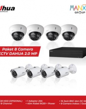 Paket Dahua 8 CCTV